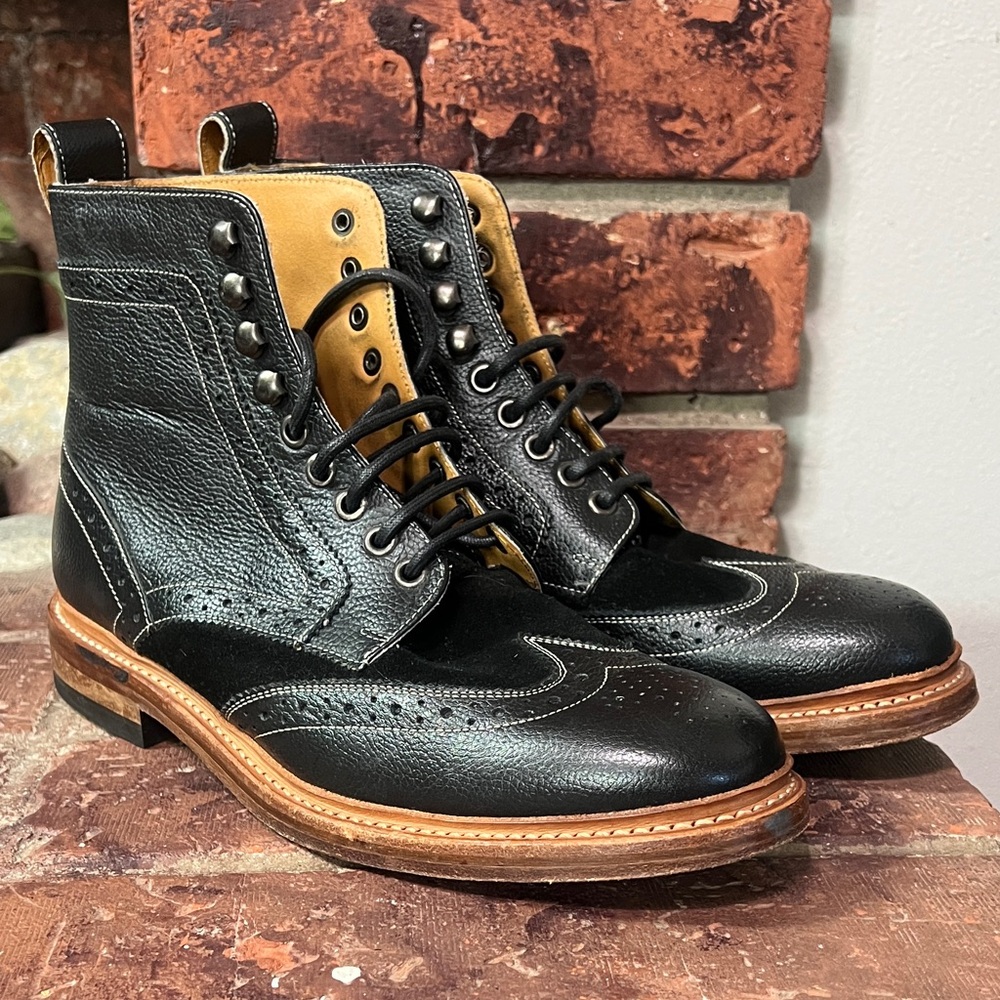 Stacy Adams Black Leather Men's Boots